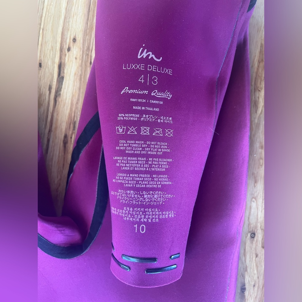 Womens 4/3 wetsuit